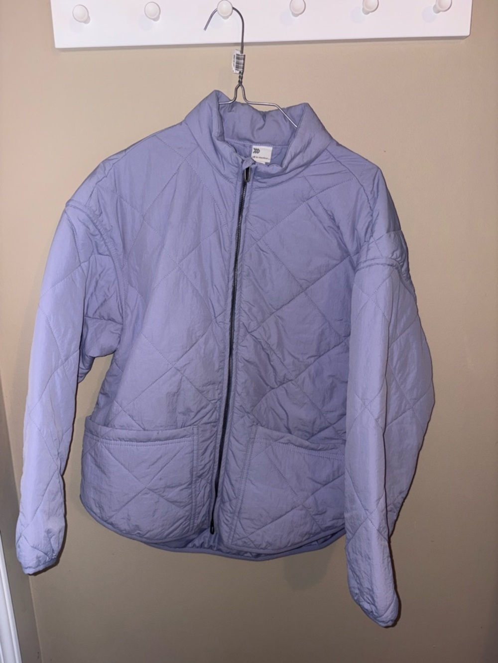 all in motion Light Lavender Quilted Zip Jacket - Women